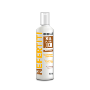 TRAT. EN CREMA P/PEINAR NEFERTITI PROTEC HAIR DE COCO 300 ML.3376