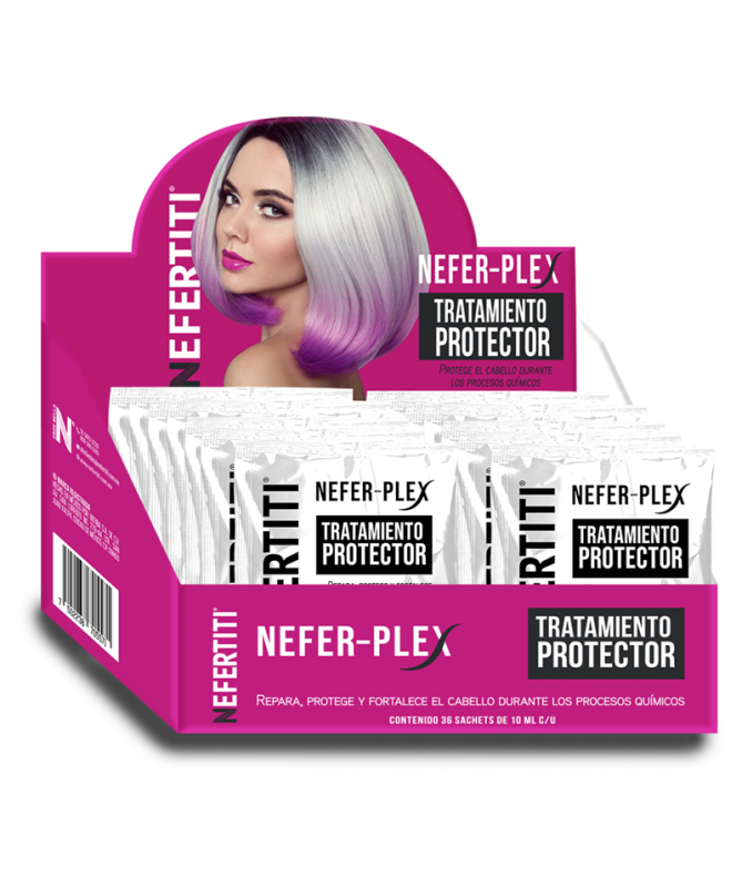 TRAT. NEFER PLEX PROTECCION P/COLORACION, DECOLORACION10ML 6748
