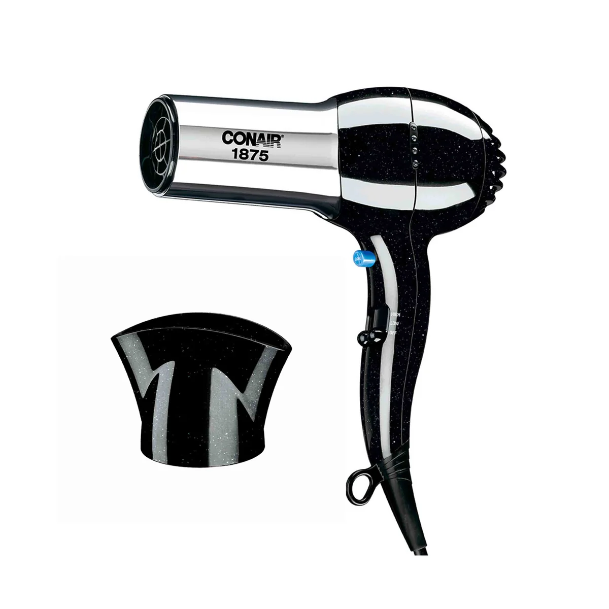 SECADORA NEGRA CONAIR IONICA 1875 WATTS 256BES