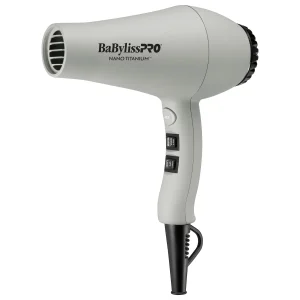SECADORA BABYLISS 1900W  NANO TITANIUM GREY COLLECTION BNTT5585GYE